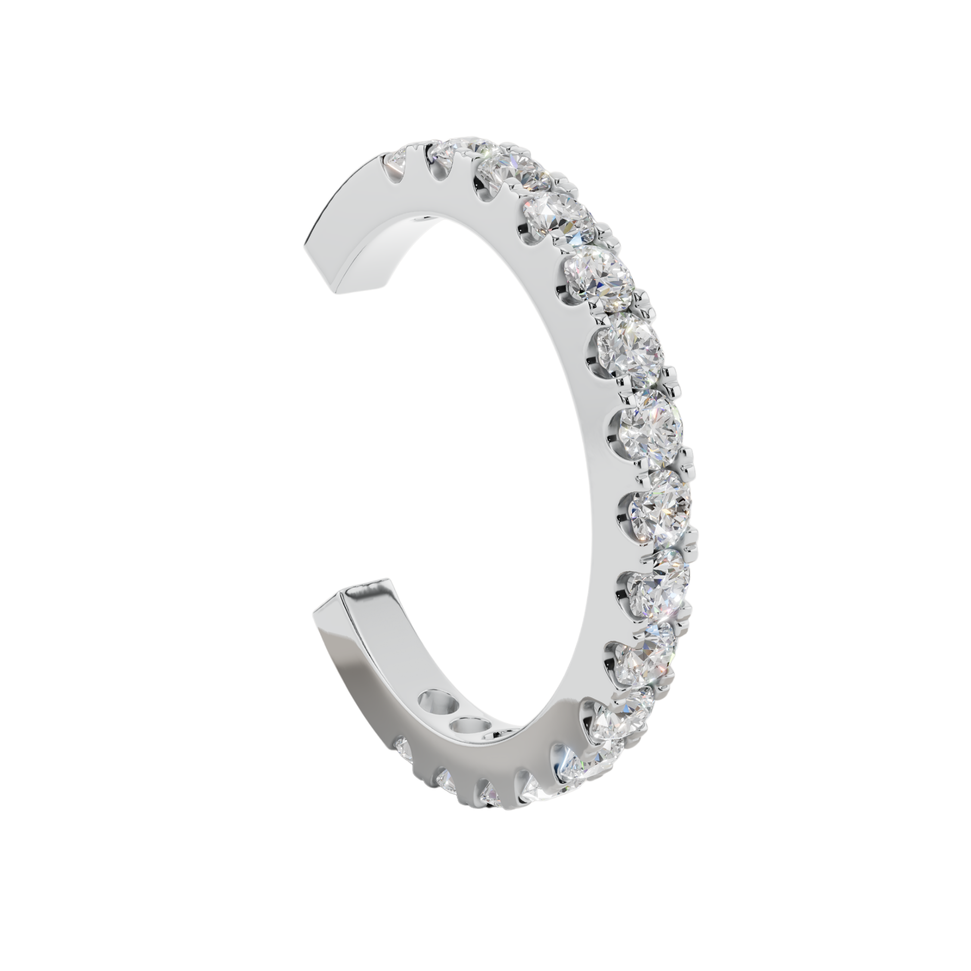 Sparkling Eternity 925 Silver Earcuff | Velmé