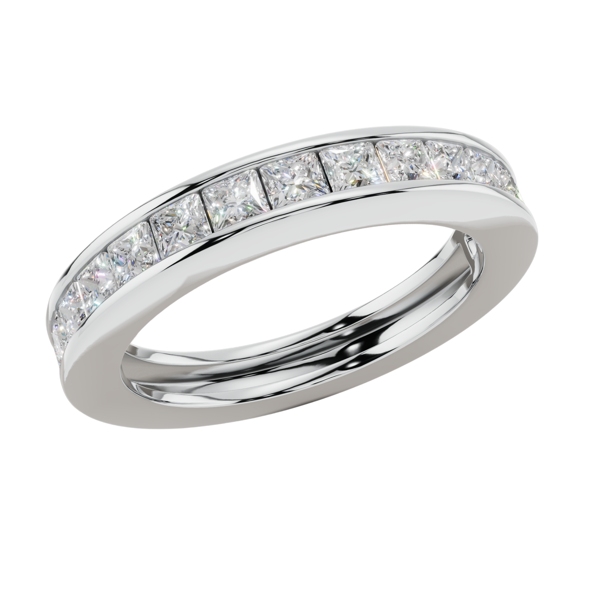 Regal Channel-Set Men’s 925 Silver Ring | Velmé