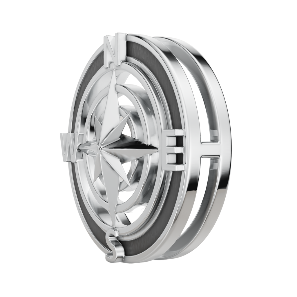 Compass Rakhi Pendant | 925 Silver Convertible Rakhi