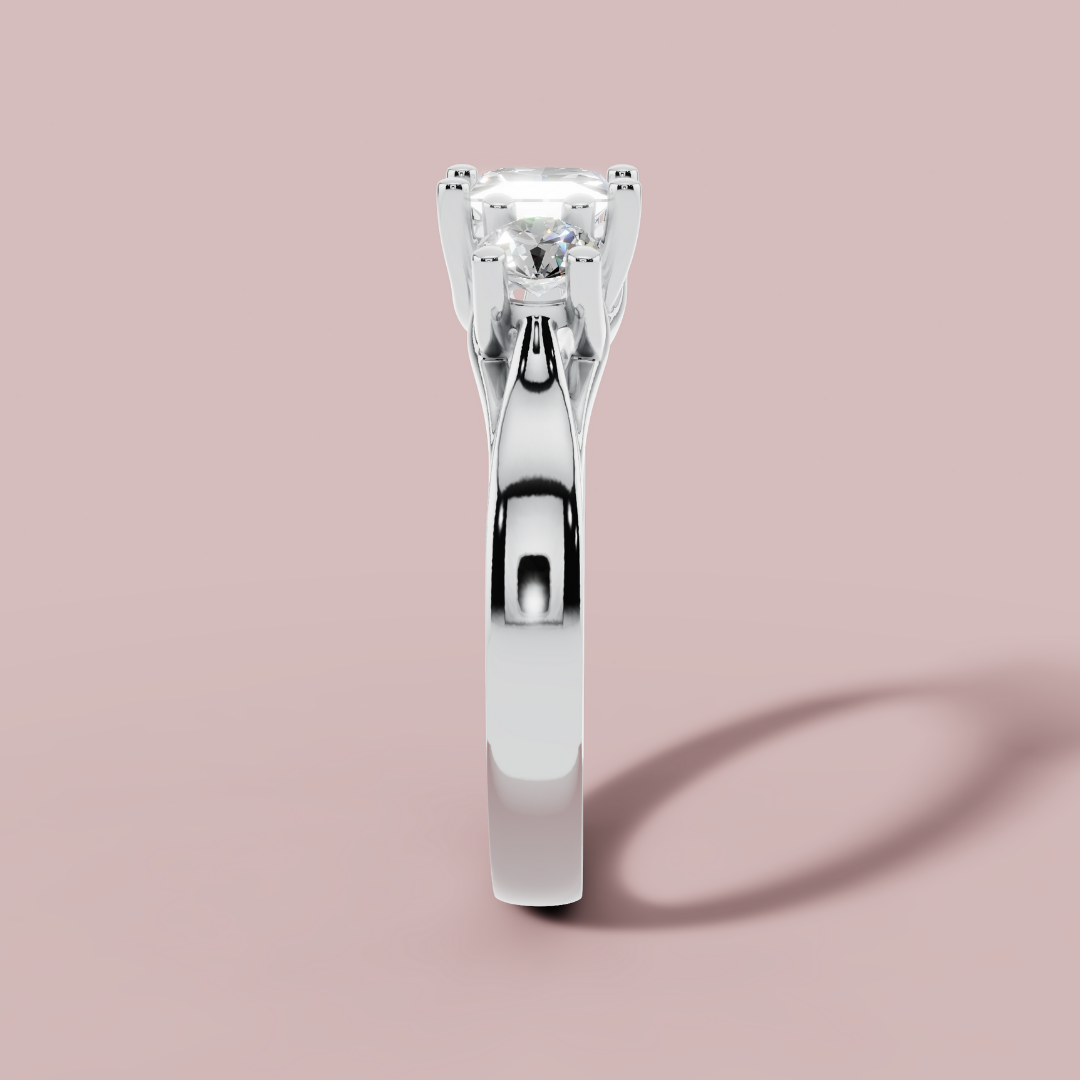 Sparkling Trellis 925 Pure Silver Ring My Store