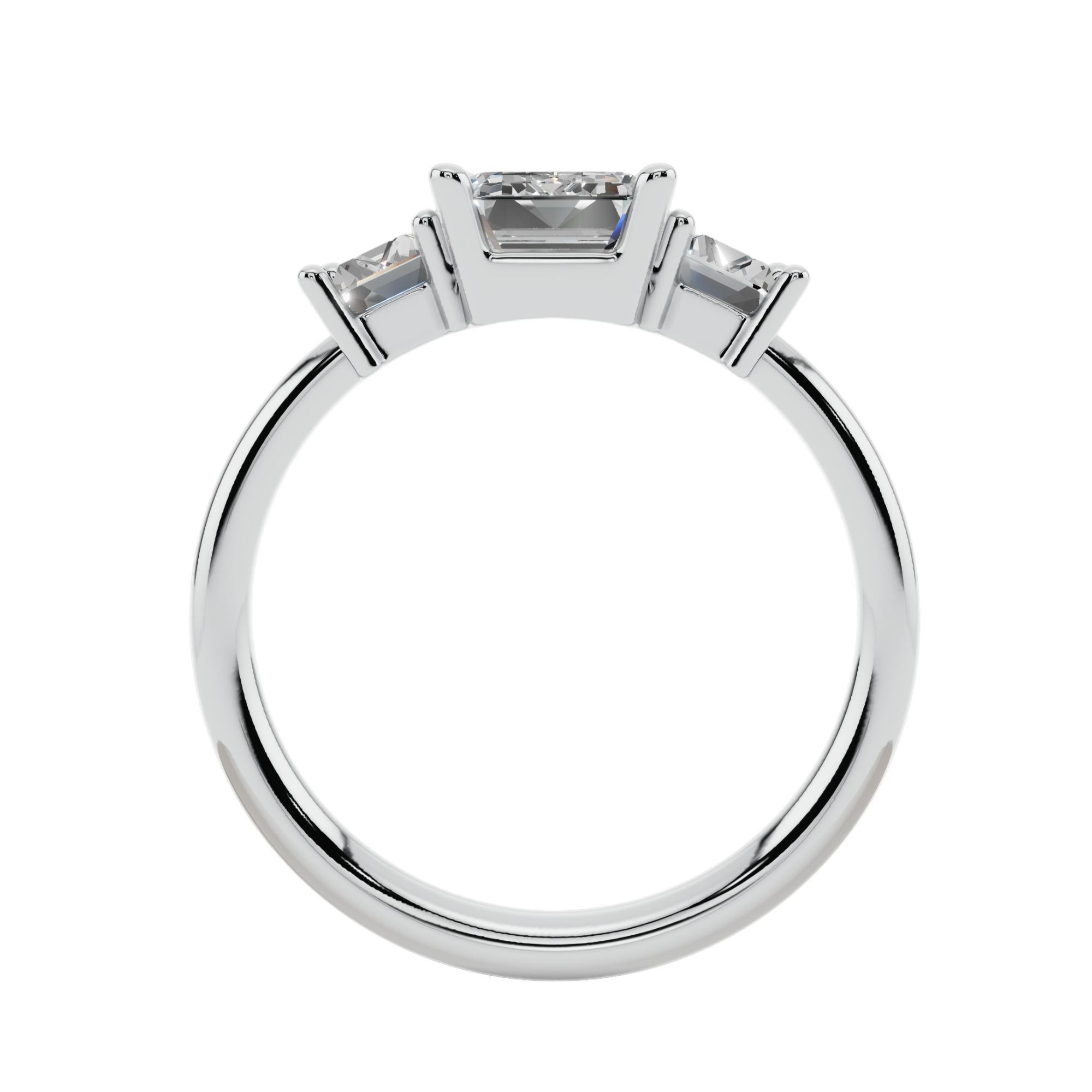 The Crimson Trio 925 Silver Ring | Velmé