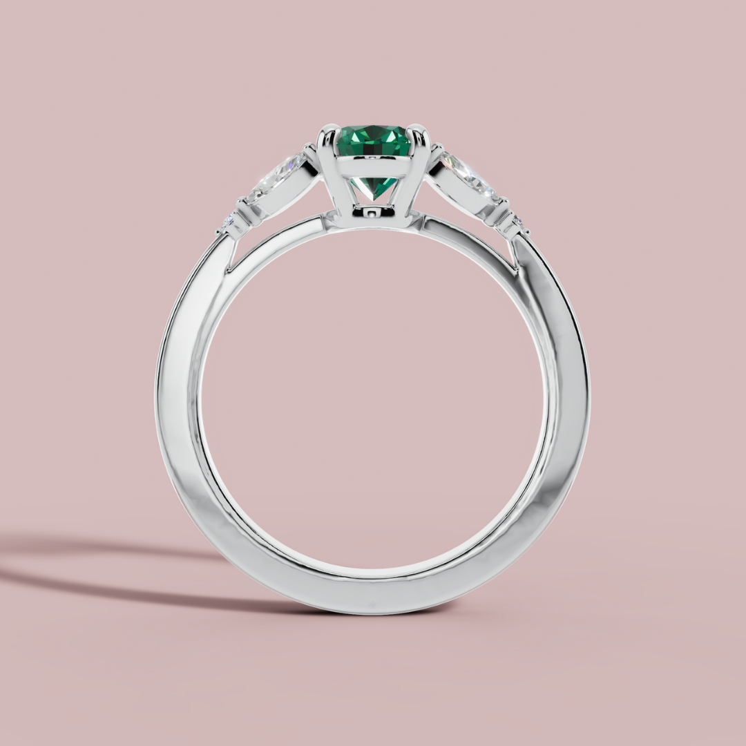 Chambard Green 925 Pure Silver Ring My Store