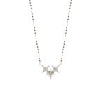 Blossom Trio 925 Silver Mangalsutra | Velmé