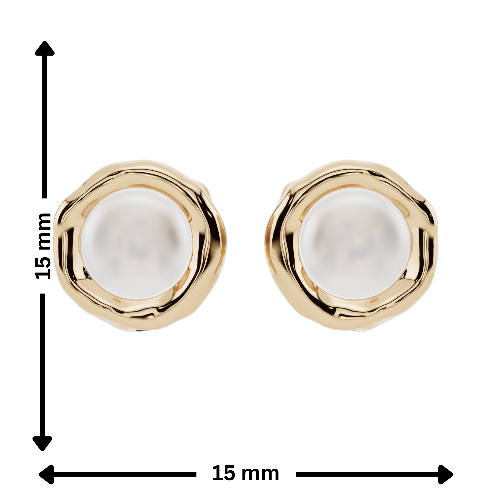 Moonset Studs | Fluidé