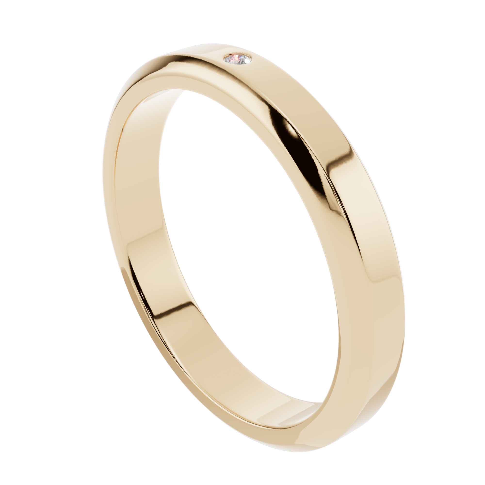 Minimalist Solitaire Men’s 925 Silver Ring | Velmé
