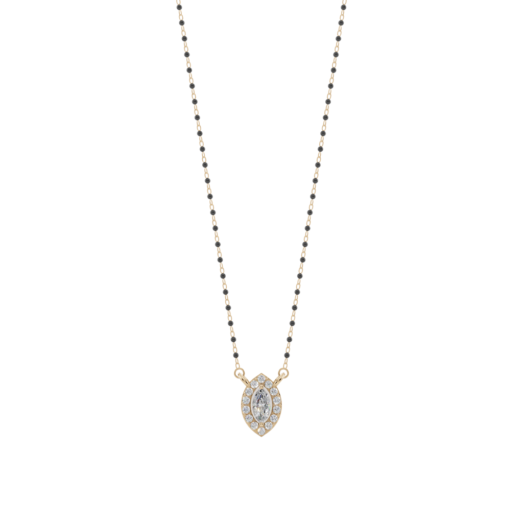 Celeste Marquise 925 Silver Mangalsutra | Velmé