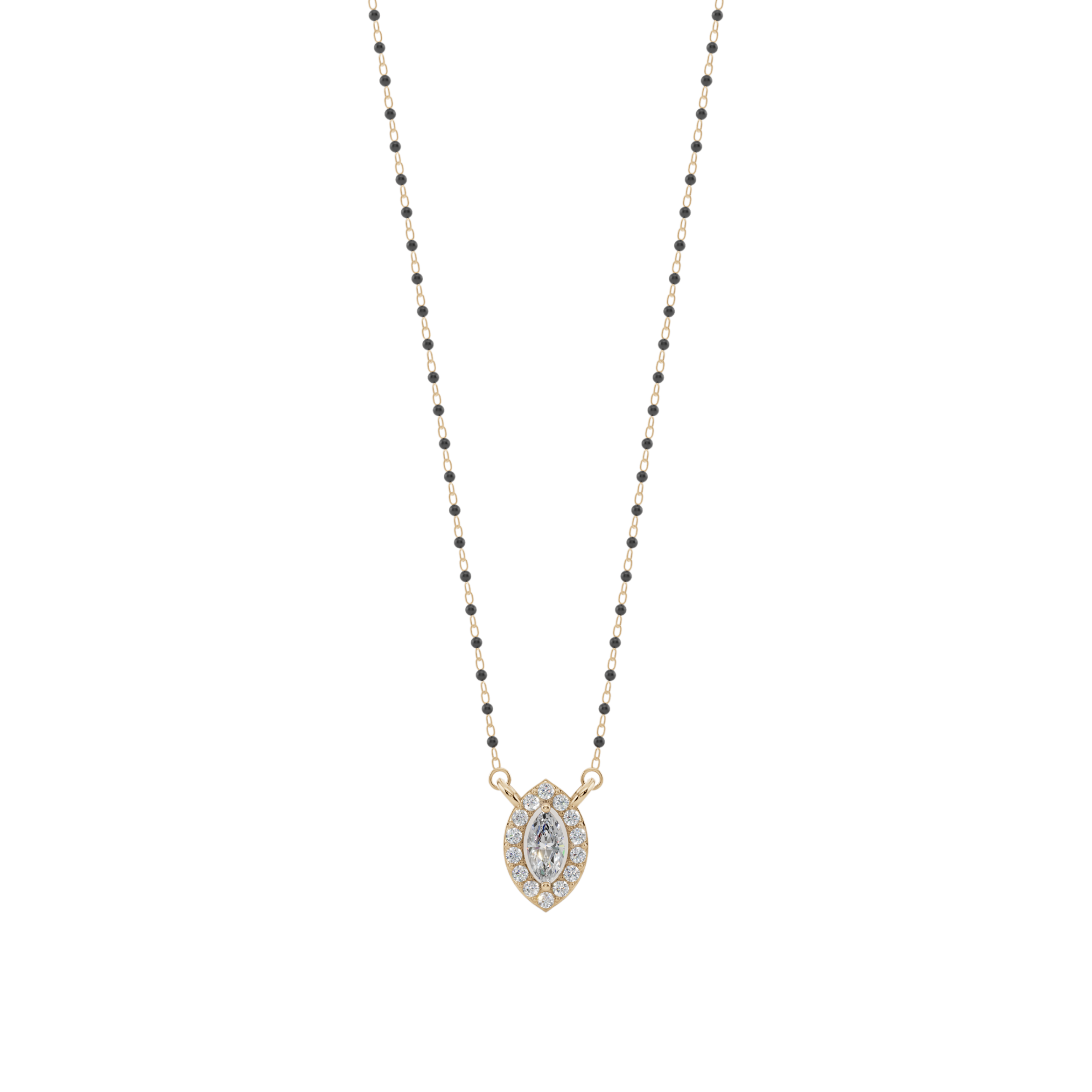 Celeste Marquise 925 Silver Mangalsutra | Velmé