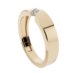 Modern Baguette Cut Men’s 925 Silver Ring | Velmé