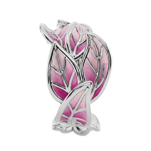 Blush Leaf Sweeps 925 Silver Earcuff | Velmé