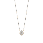 Luna Pear 925 Silver Mangalsutra | Velmé