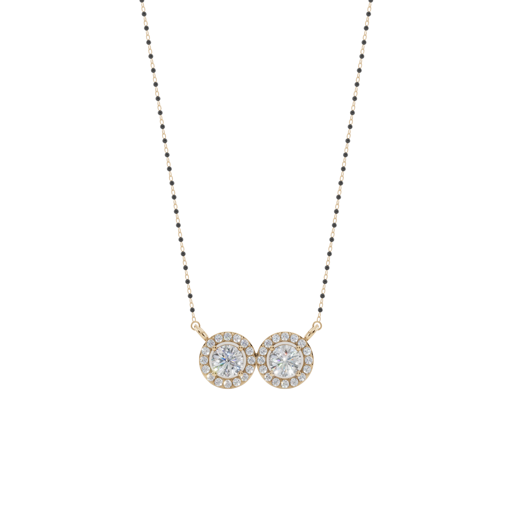 Halo Spark 925 Silver Mangalsutra | Velmé