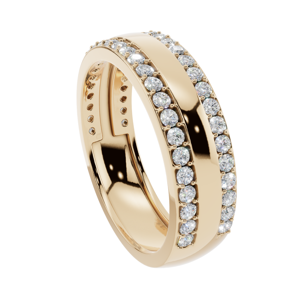 Infinity Pavé Men’s 925 Silver Ring | Velmé