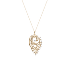 Elysian Feather Pendant Necklace | Velmé