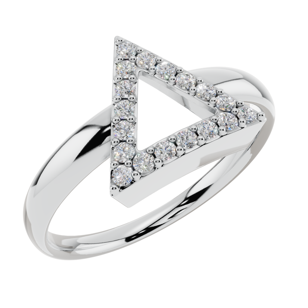 The Apex Triangle 925 Silver Ring | Velmé
