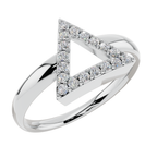 The Apex Triangle 925 Silver Ring | Velmé