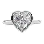 The Framed Heart Bezel Ring| Velmé