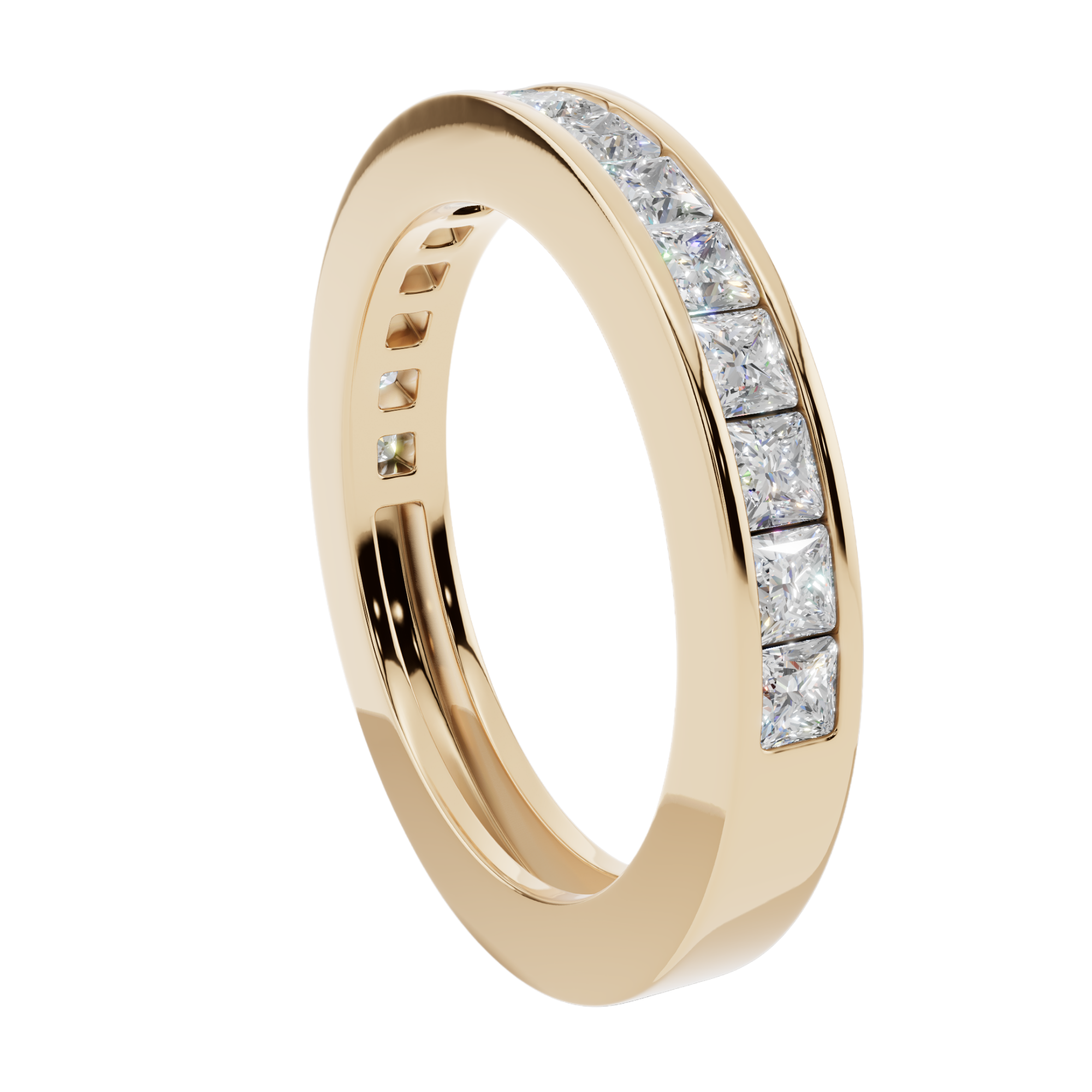 Regal Channel-Set Men’s 925 Silver Ring | Velmé