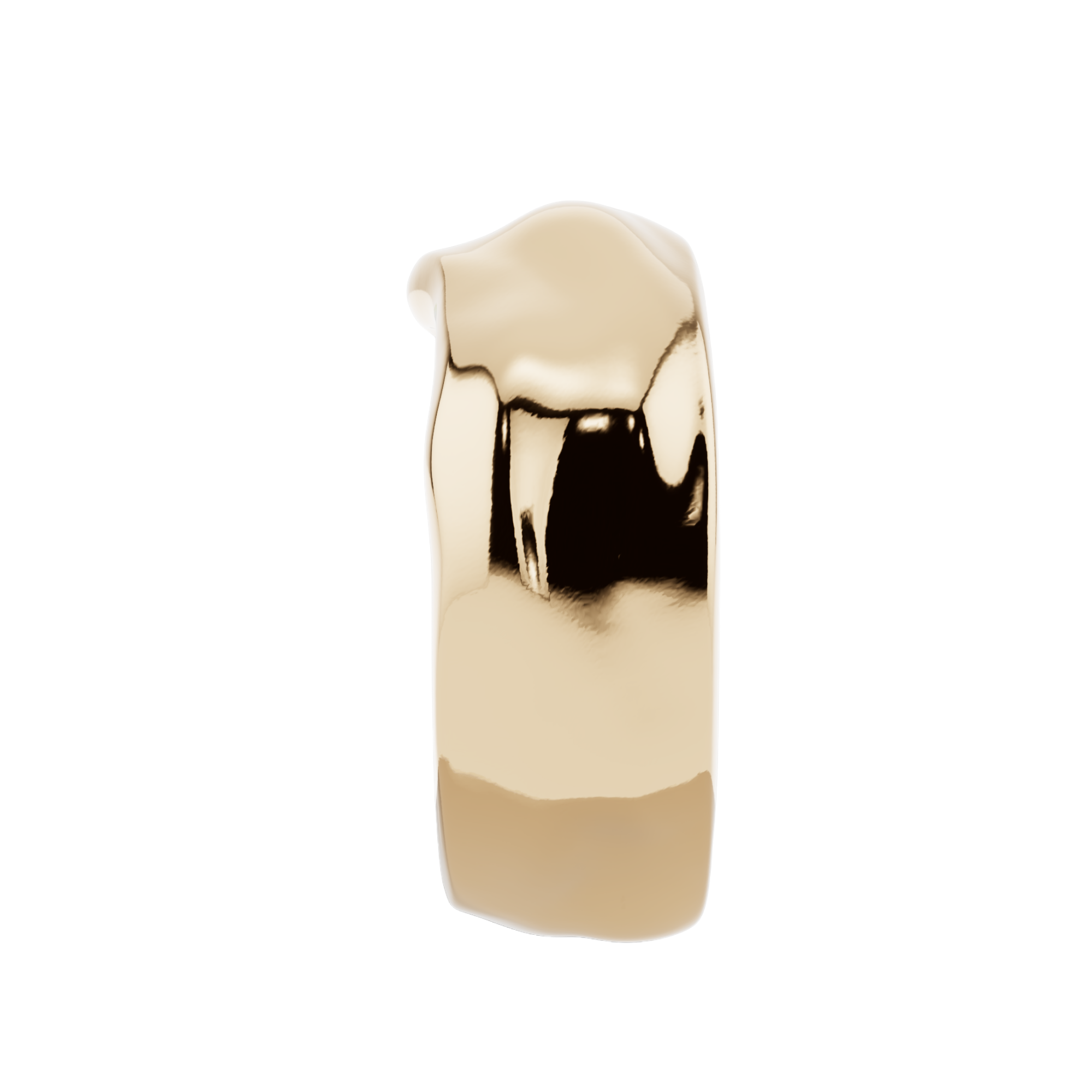 Sculptural Molten 925 Silver Earcuff | Velmé