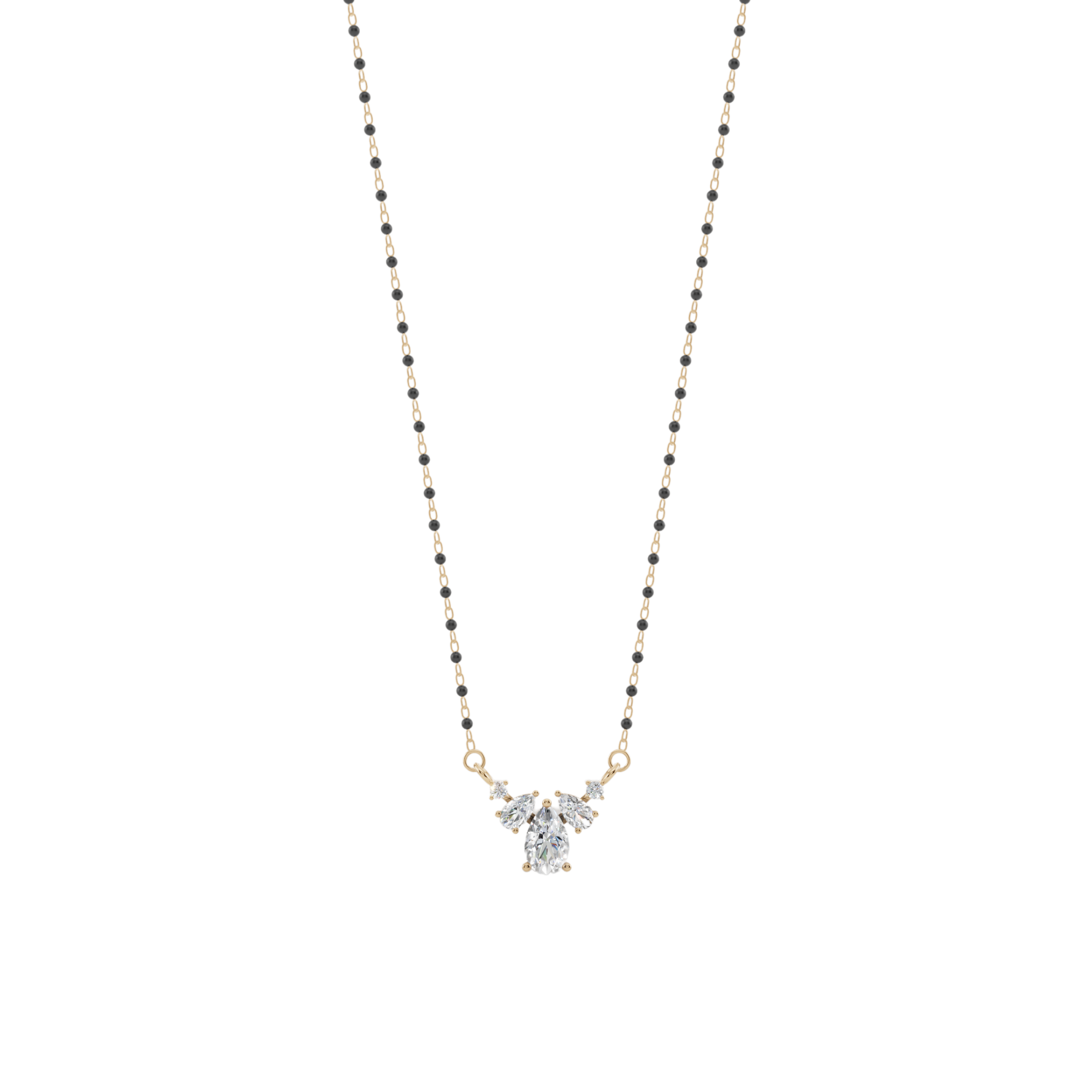 Aster Bloom 925 Silver Mangalsutra | Velmé