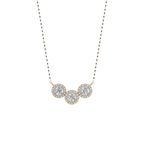Trio Halo 925 Silver Mangalsutra | Velmé