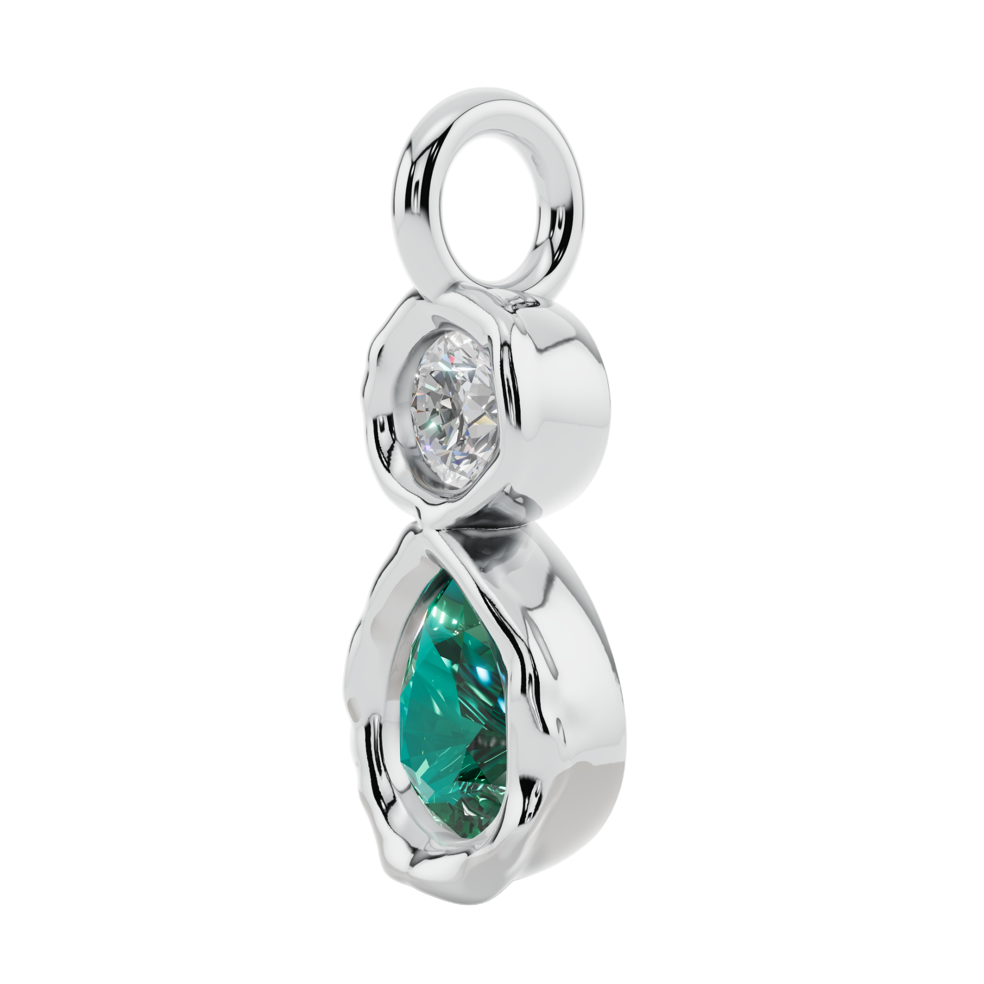 Emerald Dewdrop Pendant | Fluidé