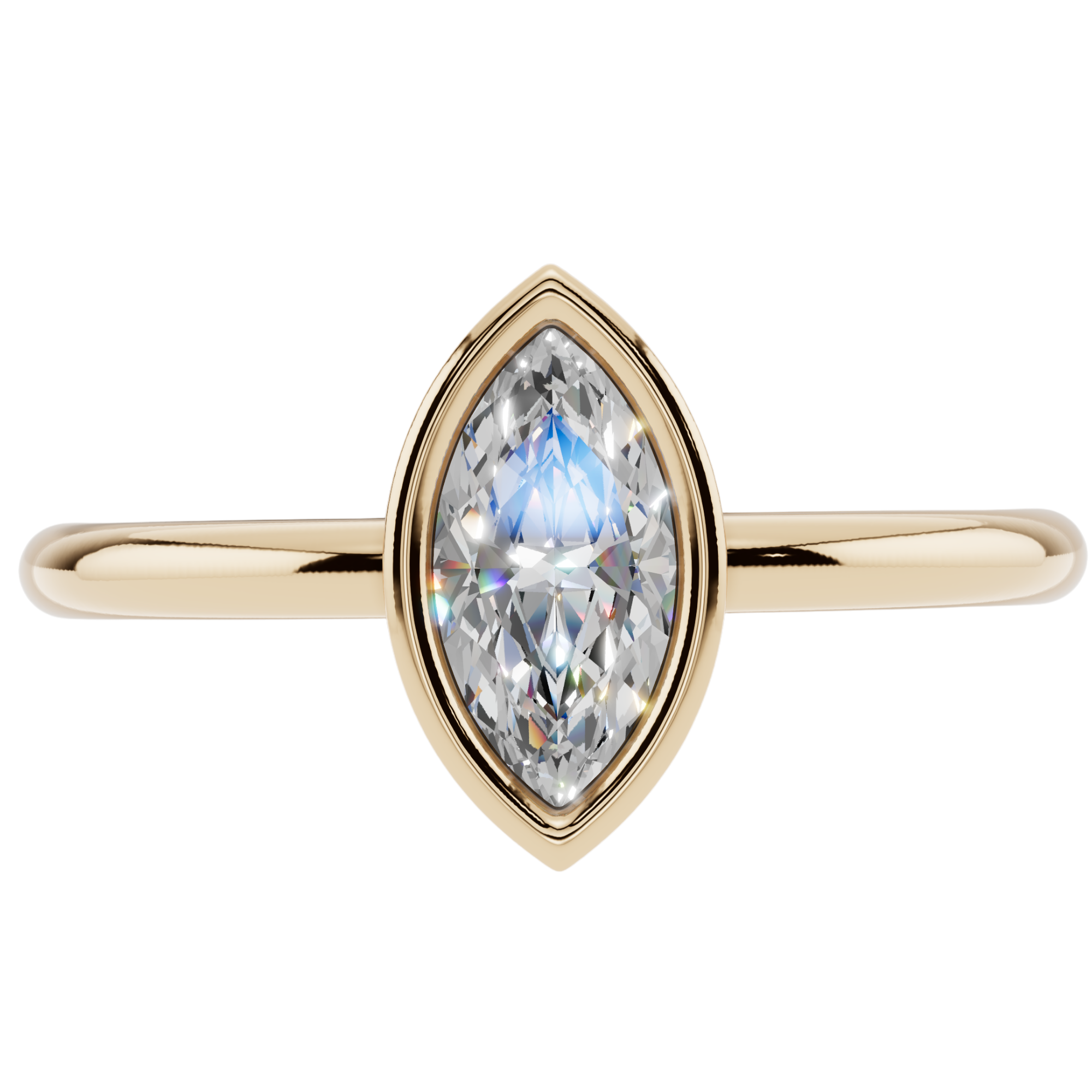 The Marquise Bezel Ring| Velmé