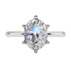 The Oval Solitaire Ring | Velmé