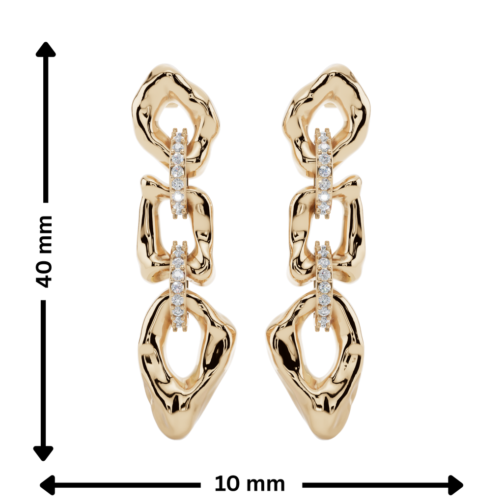 Gilded Link Drops | Fluidé