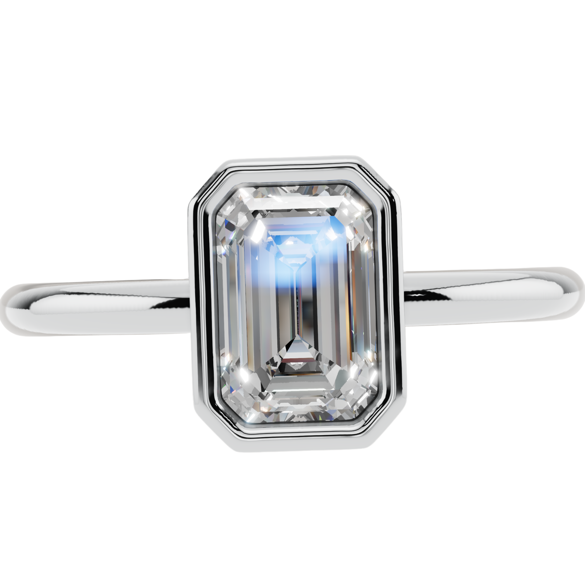 The Emerald Bezel Ring | Velmé