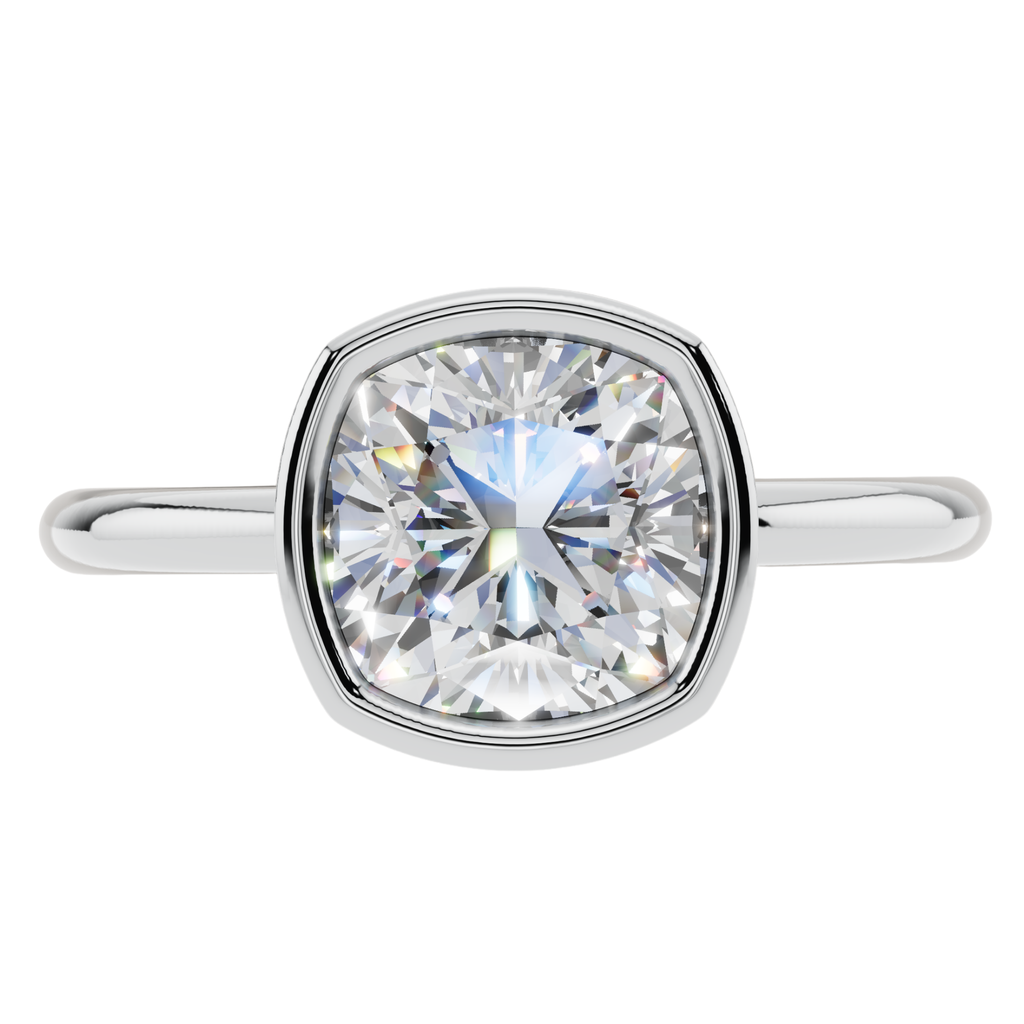 The Cushion Bezel Ring | Velmé