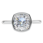 The Cushion Bezel Ring | Velmé
