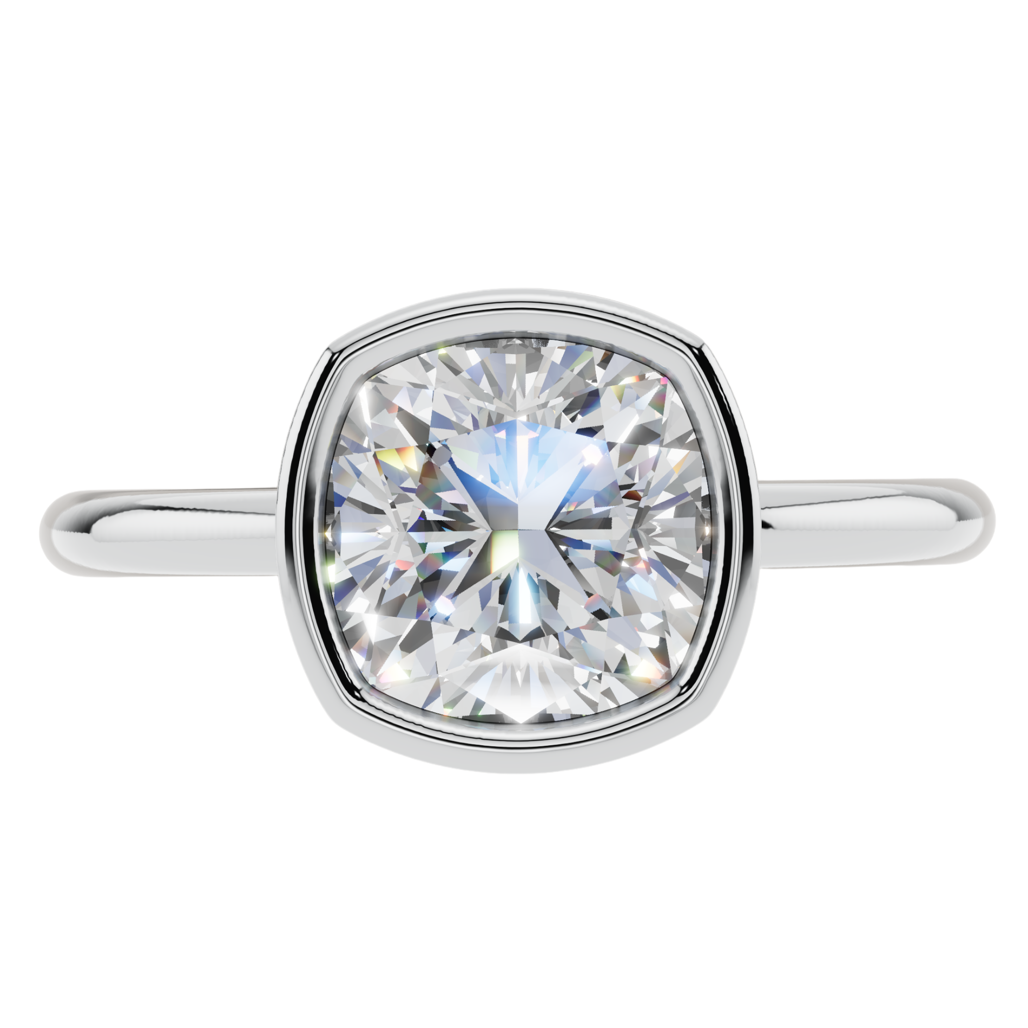 The Cushion Bezel Ring | Velmé