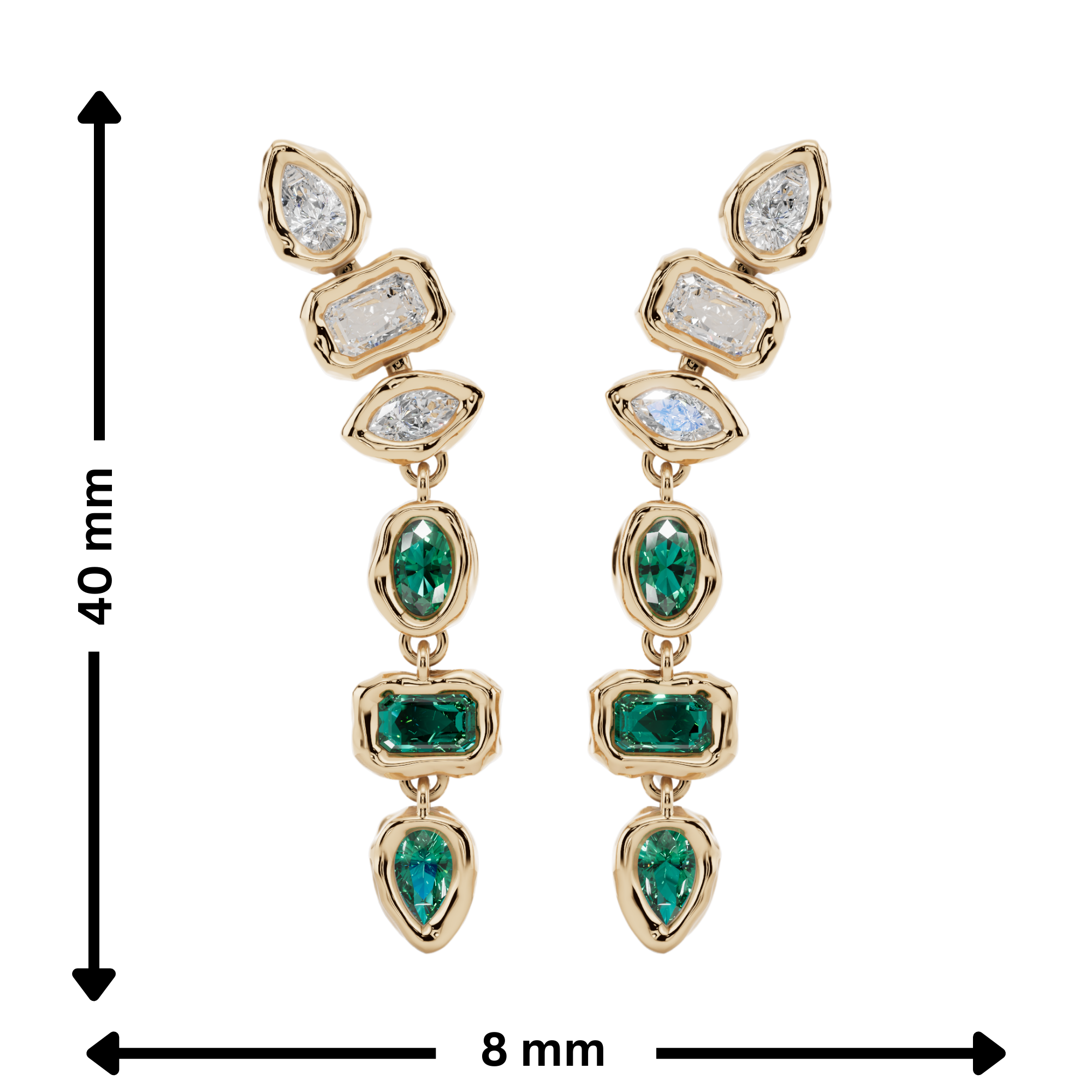 Evergreen Cascade Drops | Fluidé