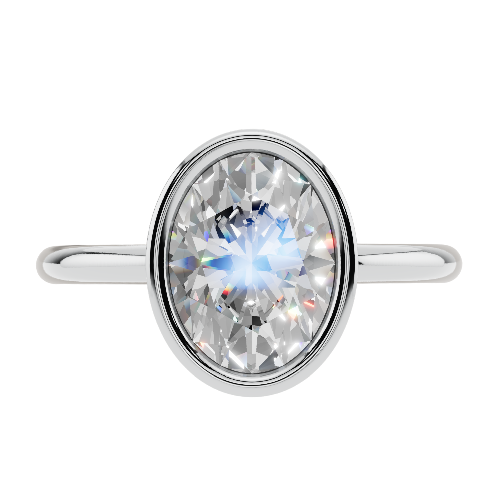 The Solitaire Oval Ring| Velmé