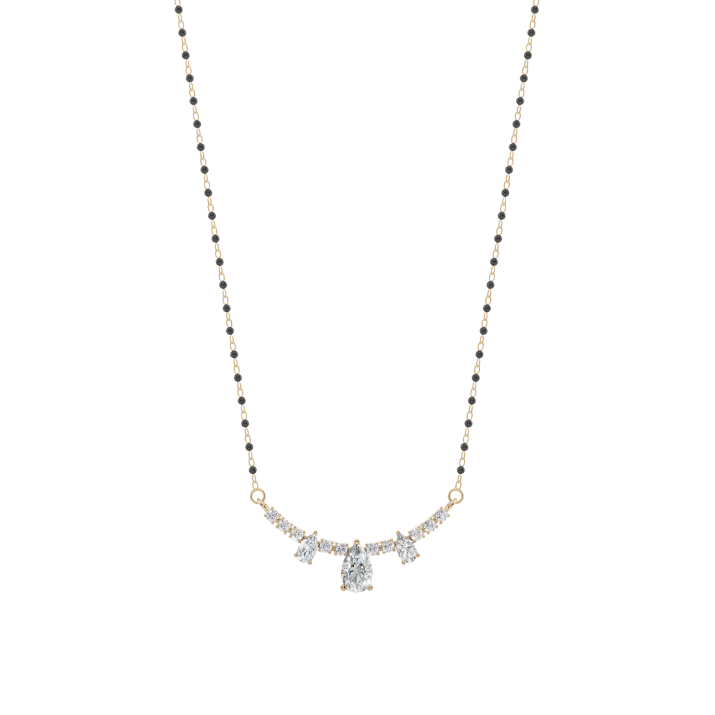 Celestial Cascade 925 Silver Mangalsutra | Velmé
