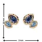 Azure Drift Studs | Fluidé