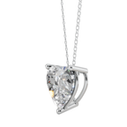 Romantic Heart 925 Silver Solitaire Necklace | Velmé
