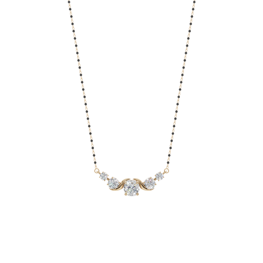 Serena Spark 925 Silver Mangalsutra | Velmé