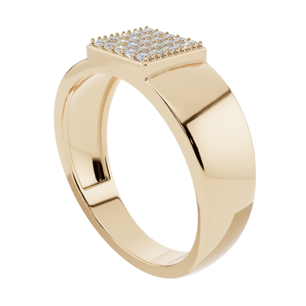 Imperial Pave Men’s 925 Silver Ring 
| Velmé