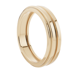 Classic Dual Groove Men’s 925 Silver Ring | Velmé