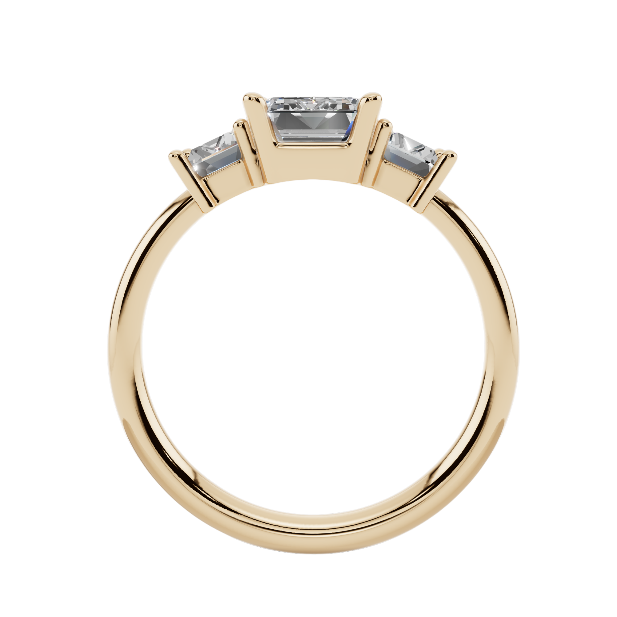 The Crimson Trio 925 Silver Ring | Velmé