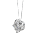 Essential Round Solitaire 925 Silver Necklace | Velmé