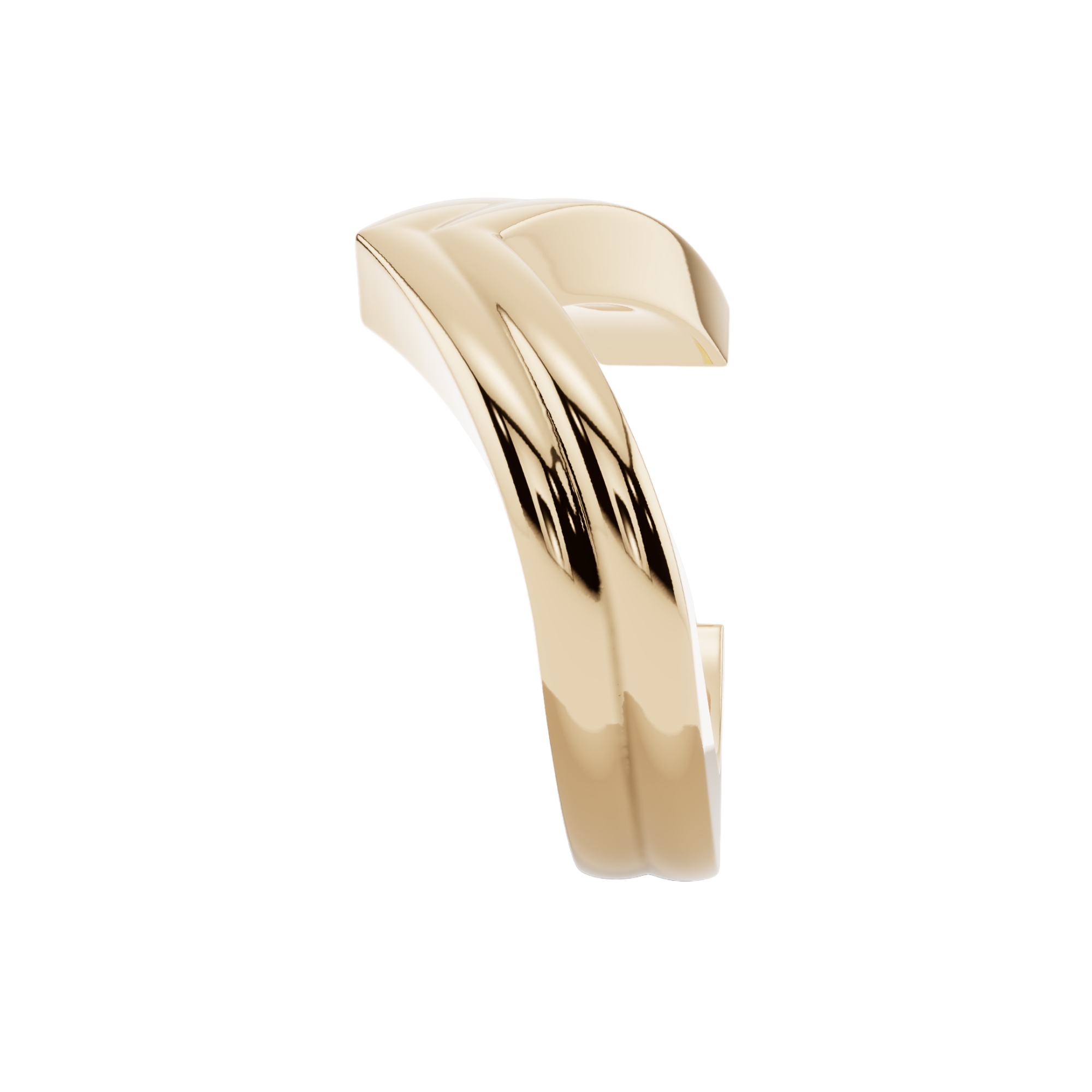 Architectural V-Shape 925 Silver Earcuff | Velmé