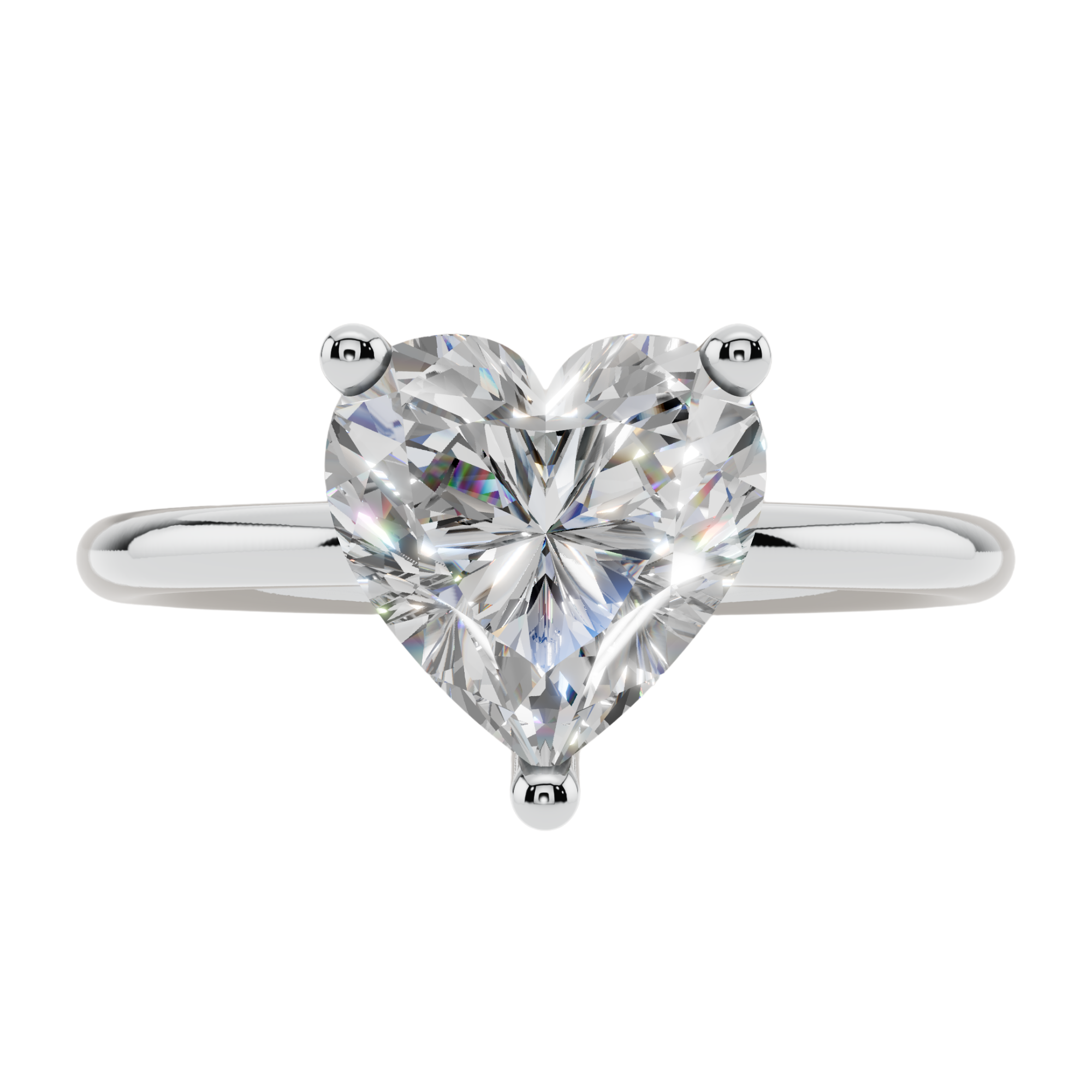 The Heart Solitaire Ring | Velmé