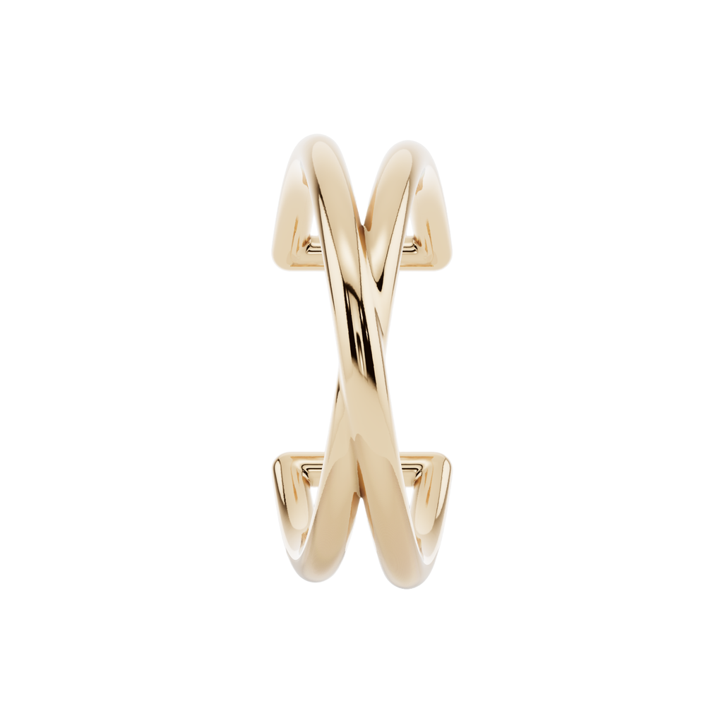 Twist Silver 925 Silver Earcuff | Velmé