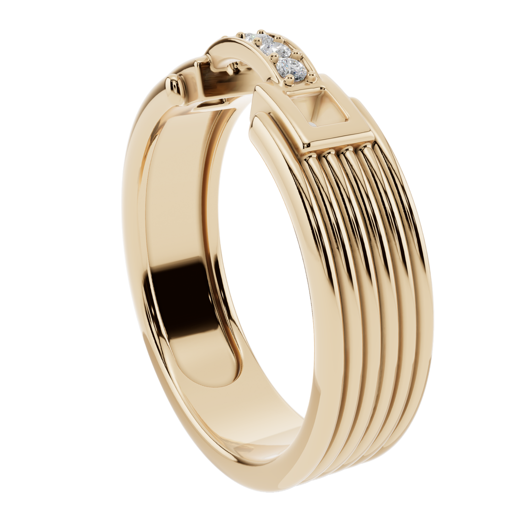 Infinity Link Accent 925 Silver Men’s Ring | Velmé