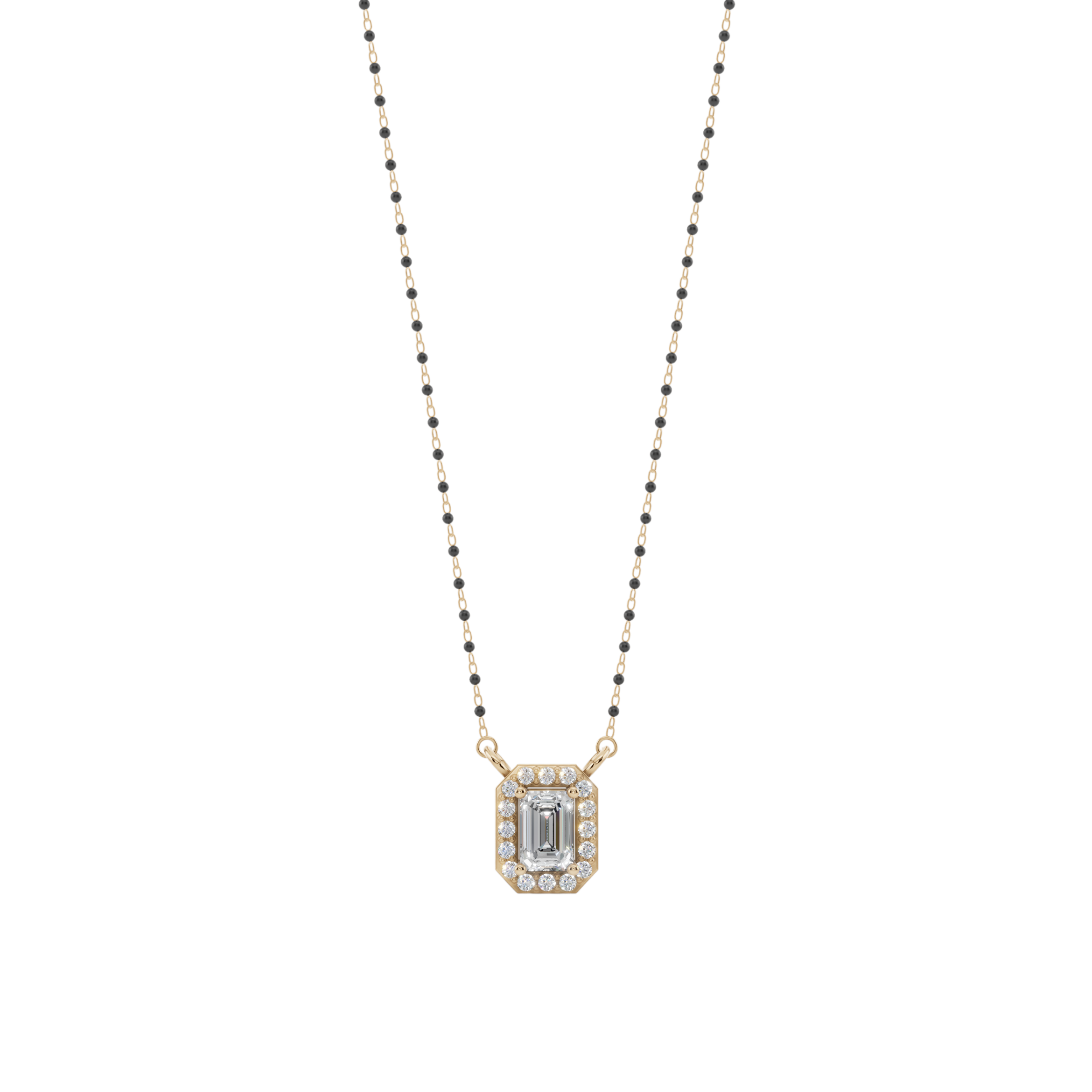 Velme Radiant 925 Silver Emerald Mangalsutra | Velmé