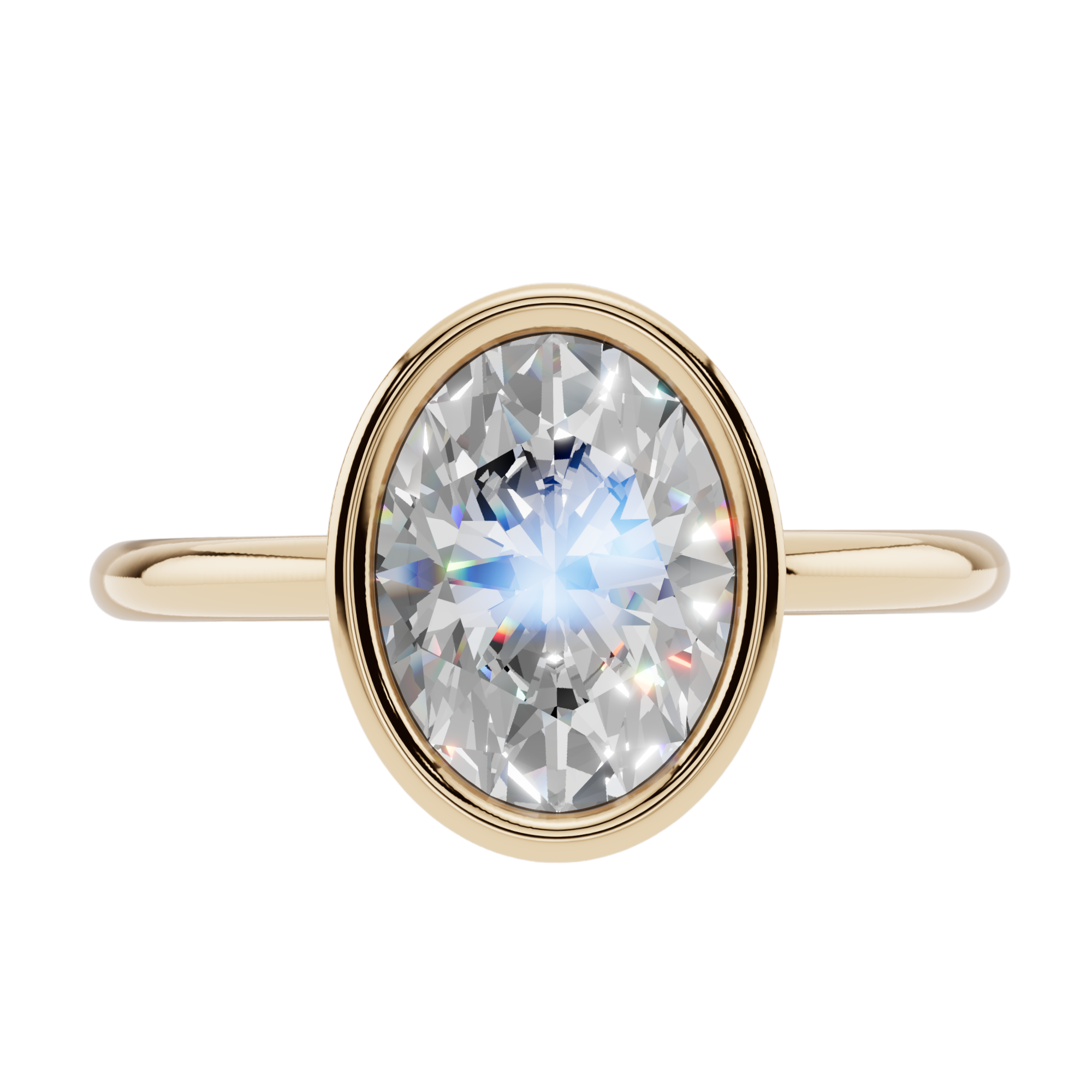 The Solitaire Oval Ring| Velmé