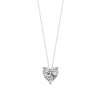 Romantic Heart 925 Silver Solitaire Necklace | Velmé