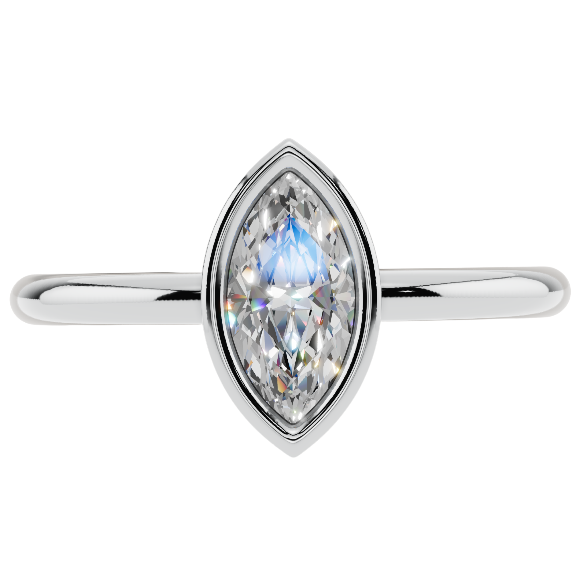 The Marquise Bezel Ring| Velmé